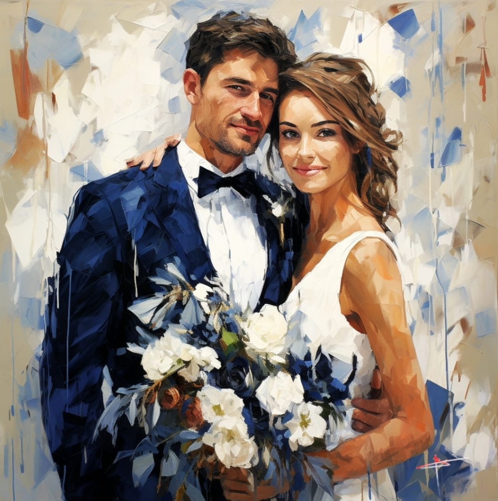 Live Wedding Painting